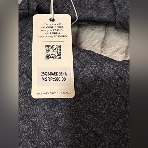 Urban Expressions Dark Denim Tracy Bag, NWT - Picture 4 of 6